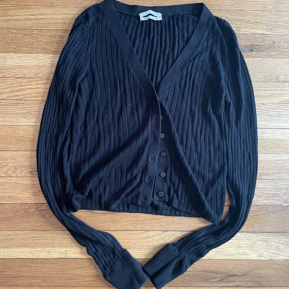 Black button up